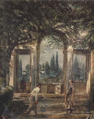 Diego Velazquez Villa Medici in Rome (Pavilion of Ariadne) (df01) Norge oil painting art